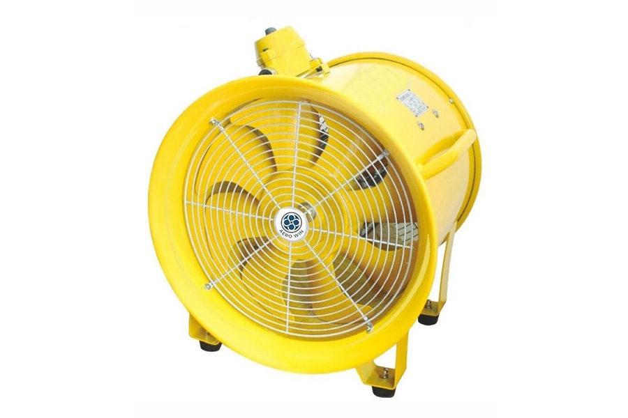 พัดลมใช้ลมขับ (Air Driven Fan) สำหรับงานอุตสาหกรรมวัตถุไวไฟ