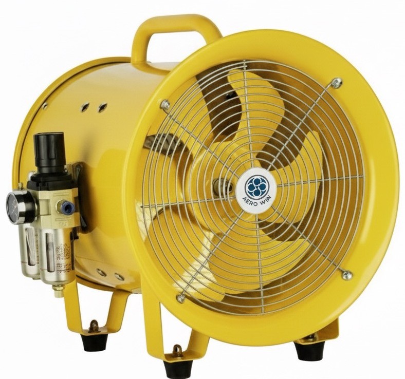 พัดลมอุตสาหกรรม BTF-II แบบใช้ลมขับ เหมาะสำหรับพื้นที่เสี่ยงประกายไฟ